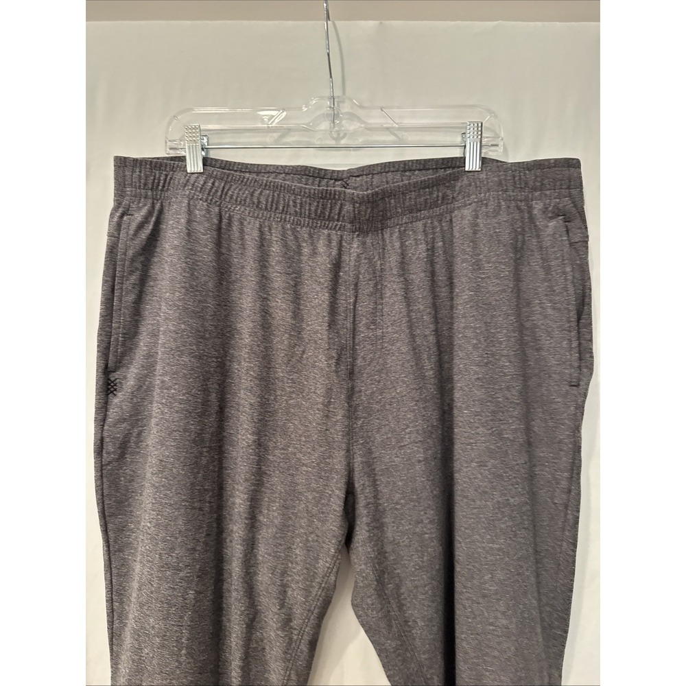 Rhone Reign Training Joggers Mens XXL Gray Heathered Athletic Performance Pants
